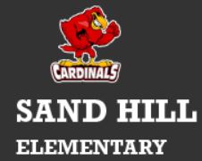 Sand Hill Elementary Logo with name