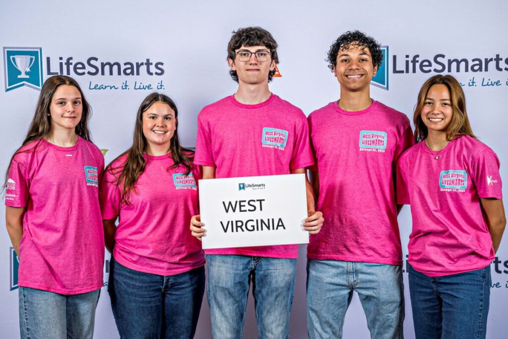 Team members (L-R) Alina Holliday, Morgan Messner, Jasper Murrin, Atreyu Dudley, and Taylee Sipin.