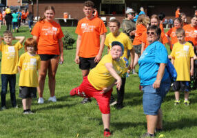 Marshall County Special Olympics Track& Field events.