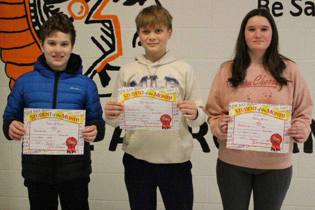 Pictured from left: Tobin McGuire, RJ Garrison and Molly Willis.