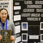 Marshall County Schools Science Fair overall winner Tapanga Antill, 6th grader at Sherrard Middle School.