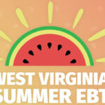 WV SEBT with a piece of watermelon that looks like a sun.